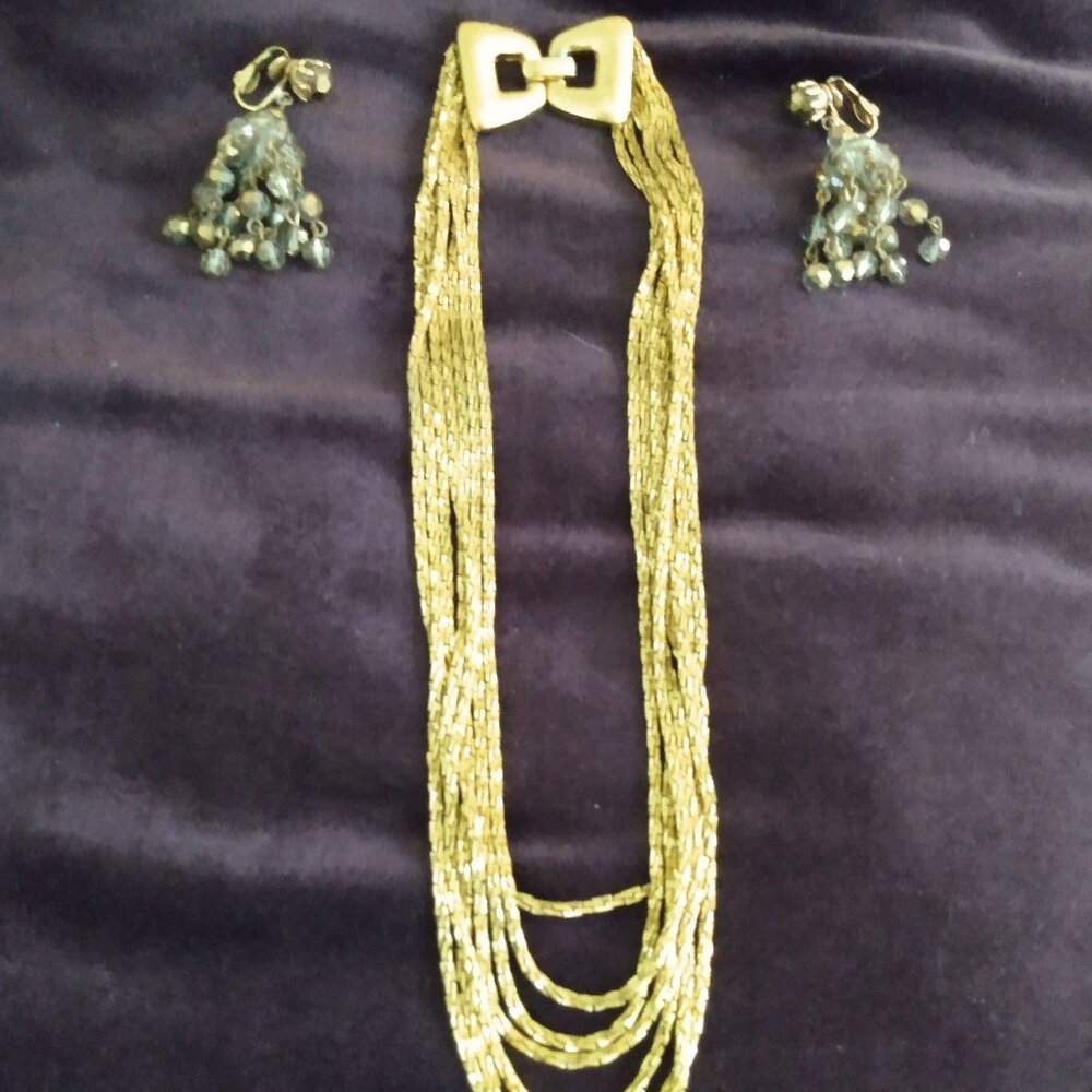 Crystall "Clasp" Earrings (1970s)